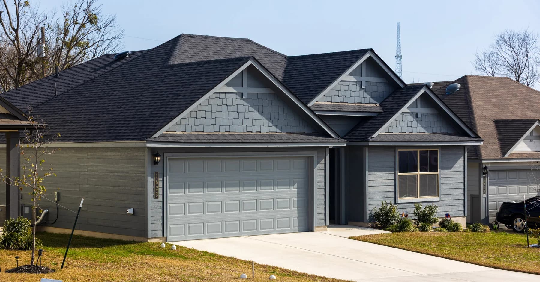 A completed Mammoth shingle roof and home in Belton, Texas